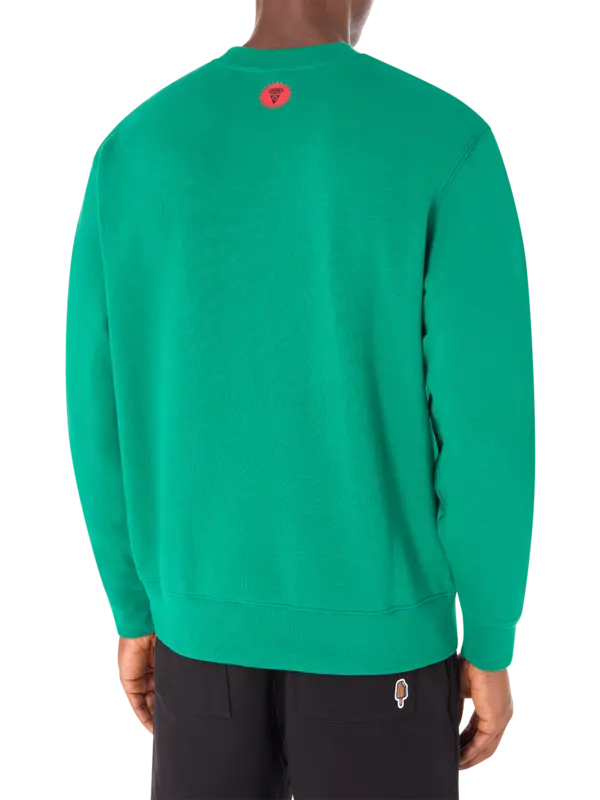 سويت شيرت سيتي سكيب بفتحة رقبة مستديرة