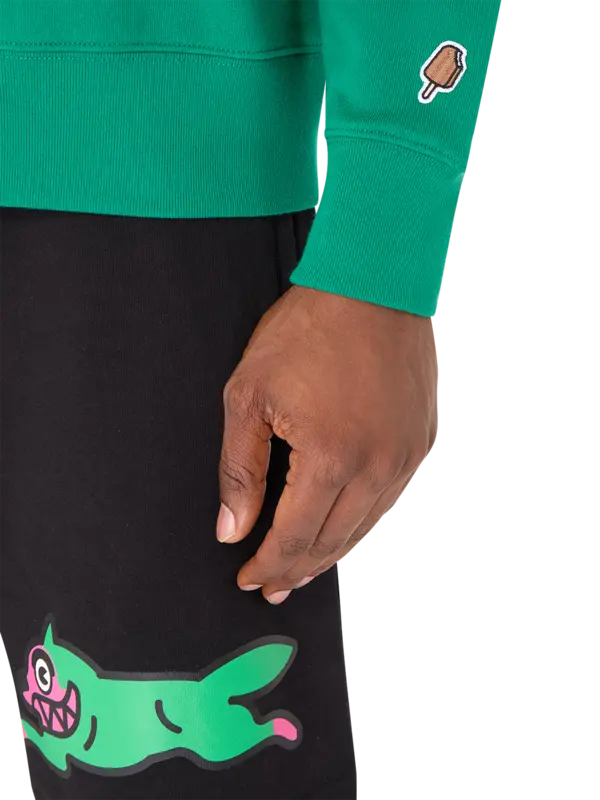 سويت شيرت سيتي سكيب بفتحة رقبة مستديرة