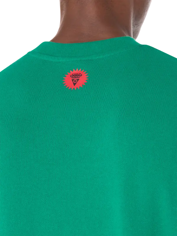 سويت شيرت سيتي سكيب بفتحة رقبة مستديرة