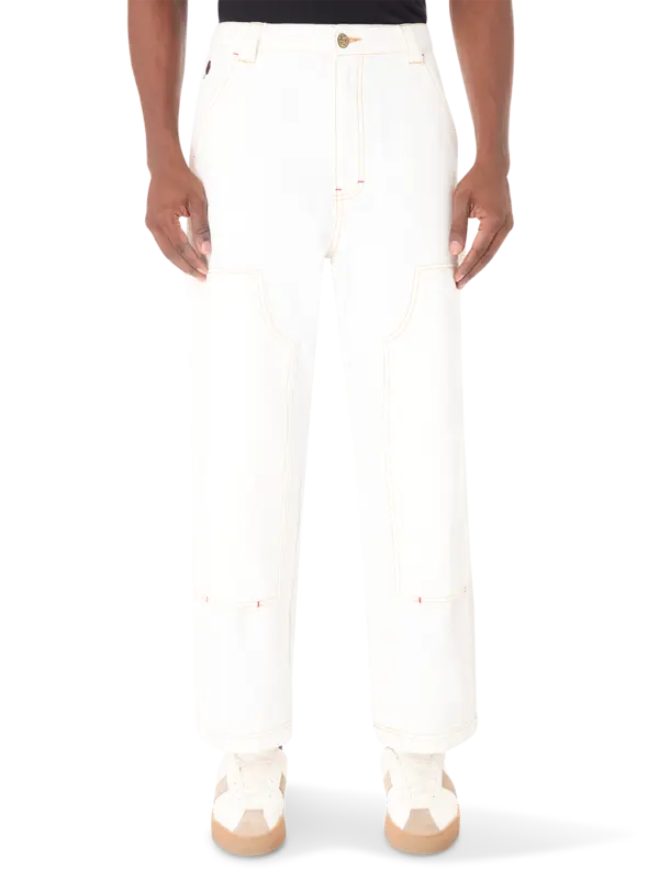 بنطال كاربنتر من قماش الكانفاس