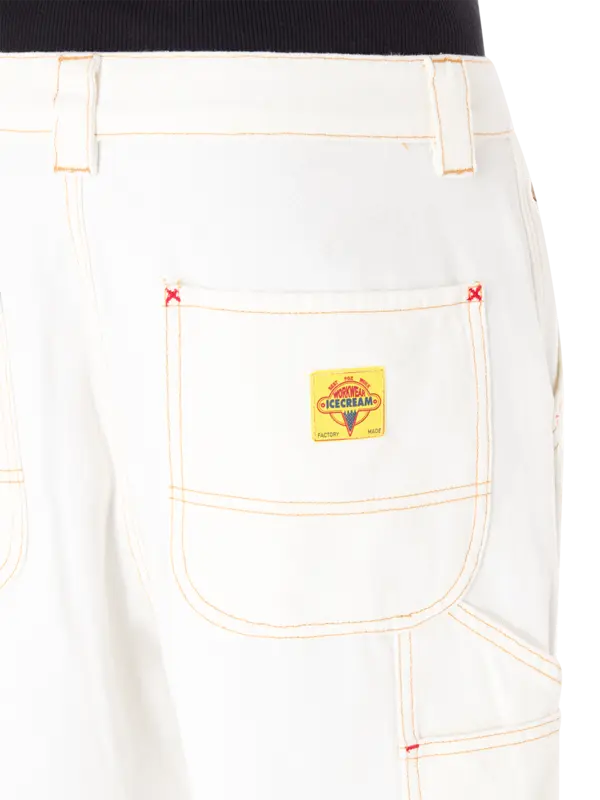 بنطال كاربنتر من قماش الكانفاس