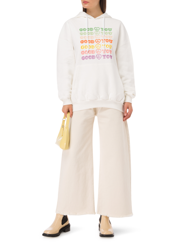 Cotton Hooded Jumper