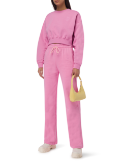 Wide-Leg Logo Sweatpants