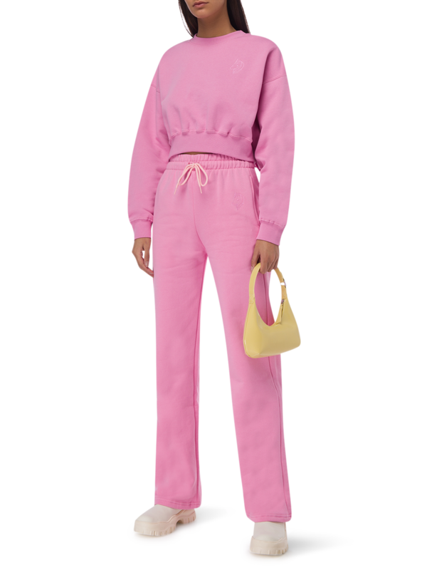 Wide-Leg Logo Sweatpants