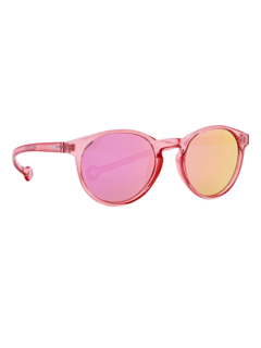 Bubblegum Round Sunglasses with Yellow Tinted Lenses