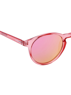 Bubblegum Round Sunglasses with Yellow Tinted Lenses