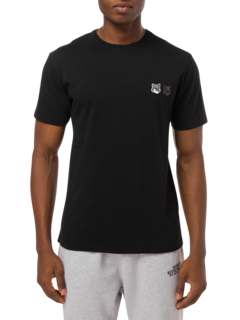 Double Monochrome Fox Head Patch Classic Tee-Shirt