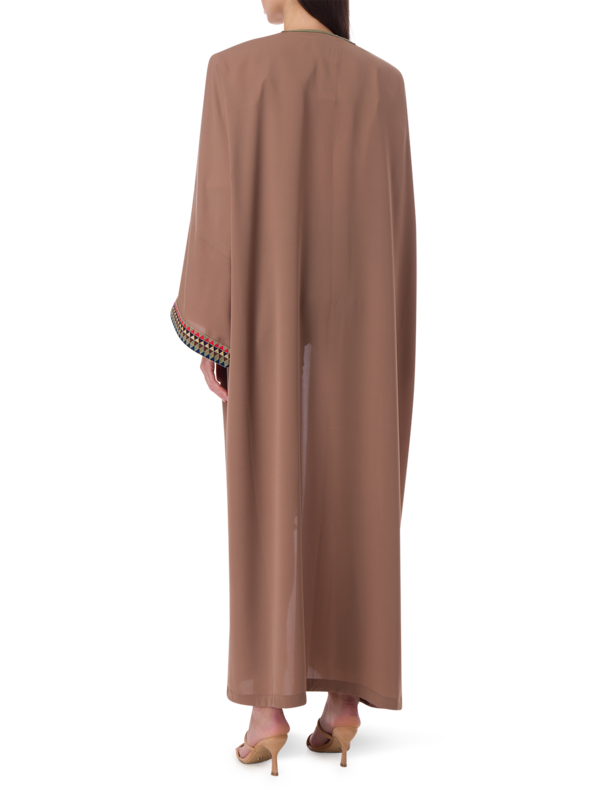DURA CREPE EMBROIDERED ABAYA