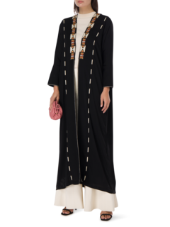 Embroidered Crepe Abaya
