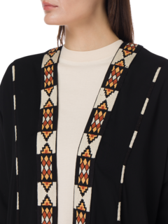 Embroidered Crepe Abaya