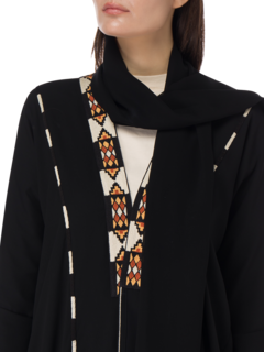 Embroidered Crepe Abaya