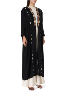 Embroidered Crepe Abaya