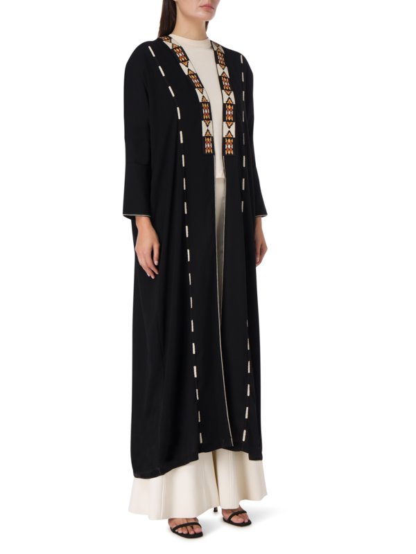 Embroidered Crepe Abaya