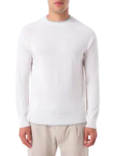 سترة برقبة دائرية