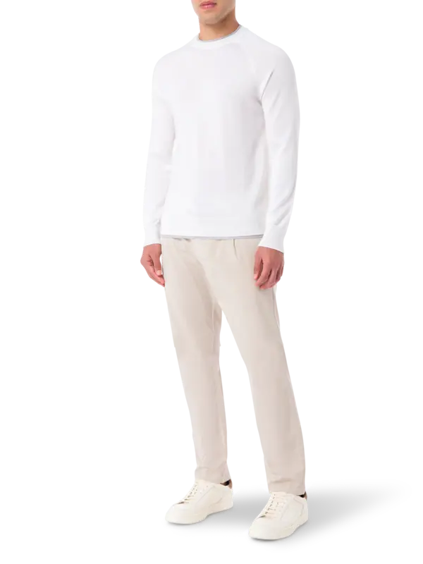 سترة برقبة دائرية