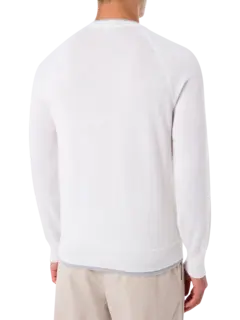 سترة برقبة دائرية