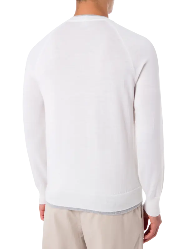 سترة برقبة دائرية