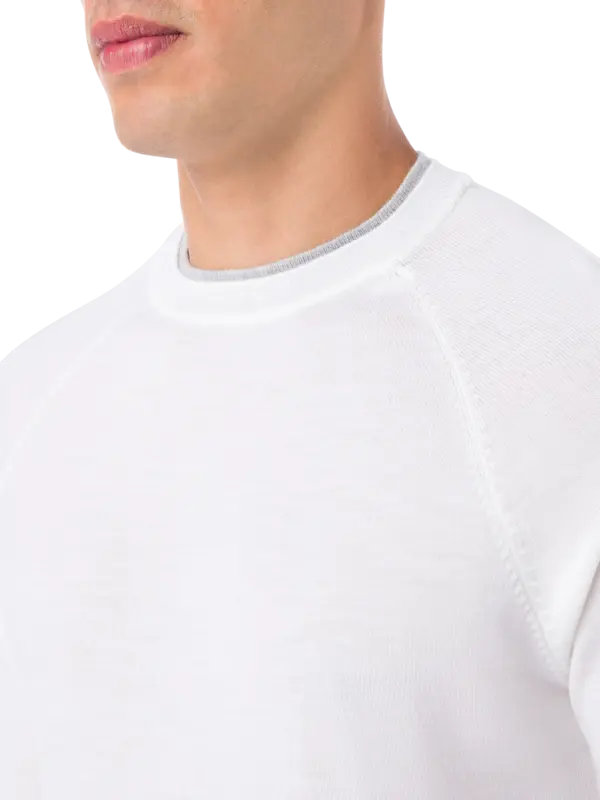 سترة برقبة دائرية