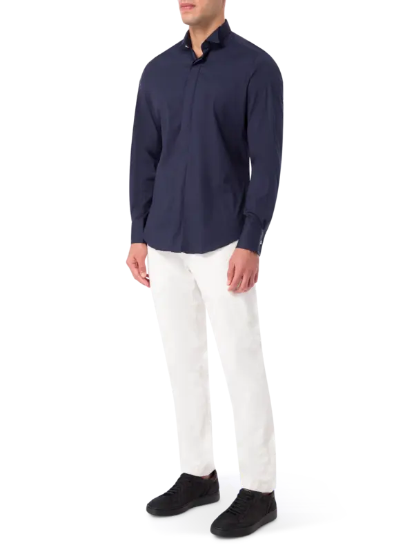 قميص سموكينج بأكمام طويلة