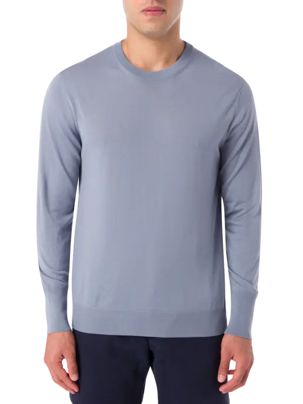 سترة برقبة دائرية