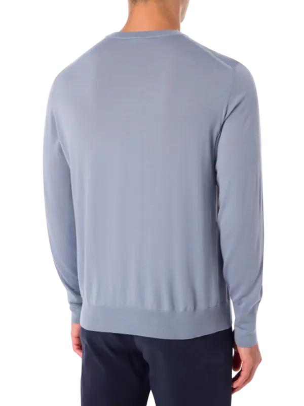 سترة برقبة دائرية