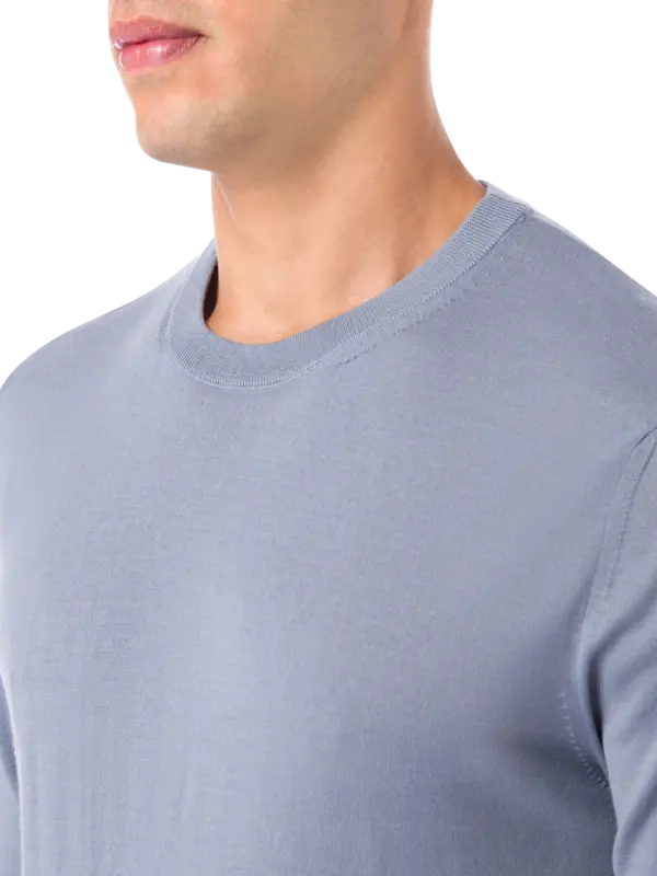 سترة برقبة دائرية