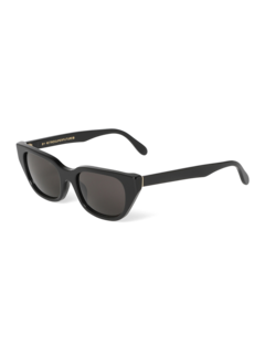 Solid Black Square Frame Sunglasses