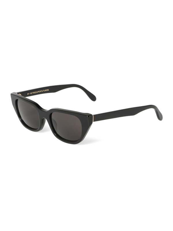 Solid Black Square Frame Sunglasses