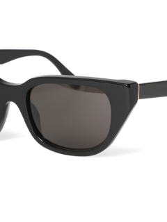 Solid Black Square Frame Sunglasses