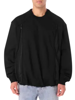 سويت شيرت بسحاب أمامي كامل