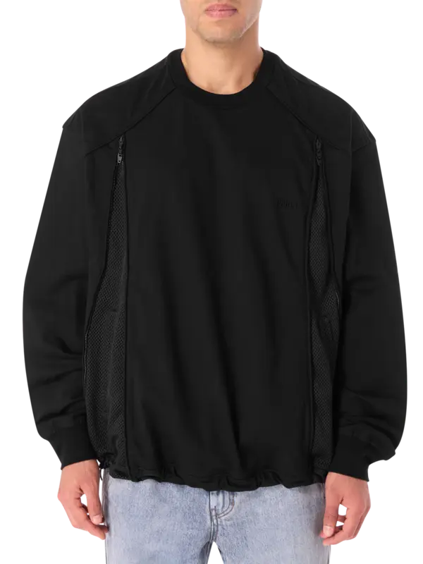 سويت شيرت بسحاب أمامي كامل