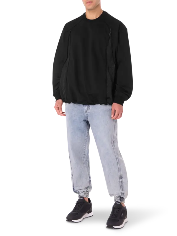 سويت شيرت بسحاب أمامي كامل