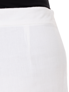 Linen Blend High Waisted\nShorts with Rainbow Ric Rac