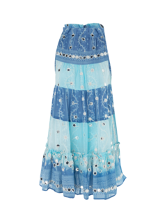 Beach Tunic Dress In Tie Dye\nNomad Print With Mirrors