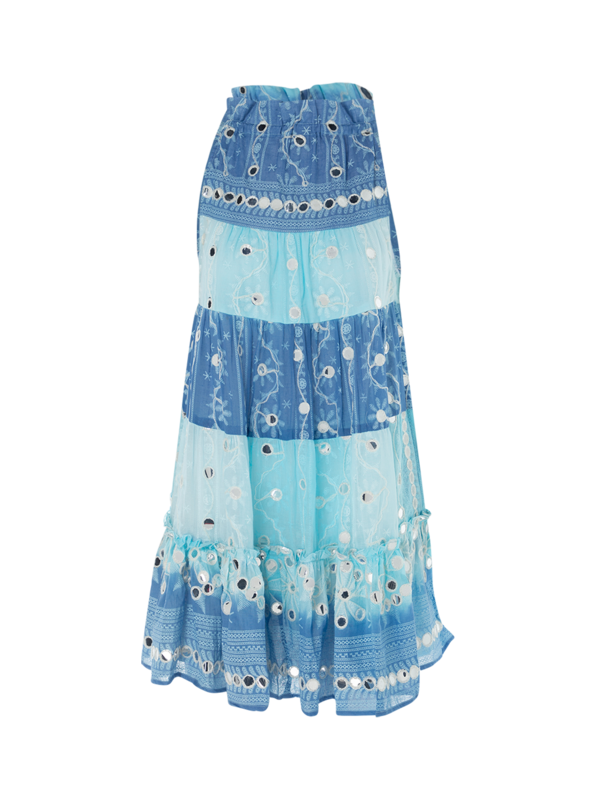 Beach Tunic Dress In Tie Dye\nNomad Print With Mirrors