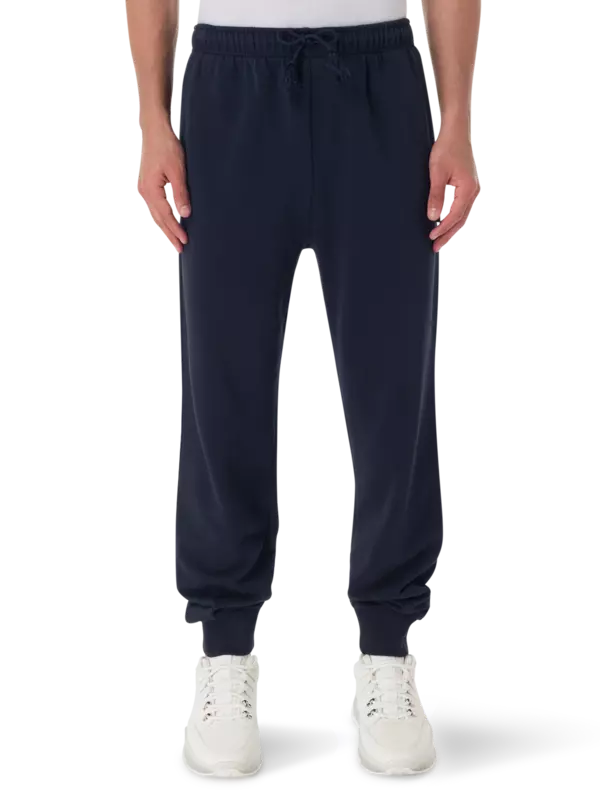 بنطال رياضي هابون خفيف للركض بقصة مريحة مزين بشعار