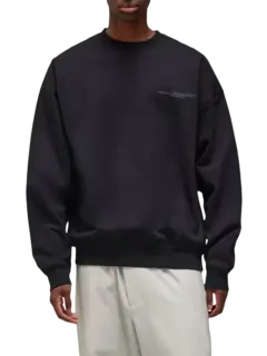 سويت شيرت طويل بفتحة رقبة مستديرة