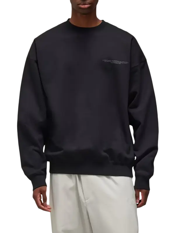 سويت شيرت طويل بفتحة رقبة مستديرة