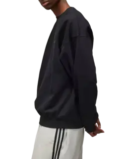 سويت شيرت طويل بفتحة رقبة مستديرة