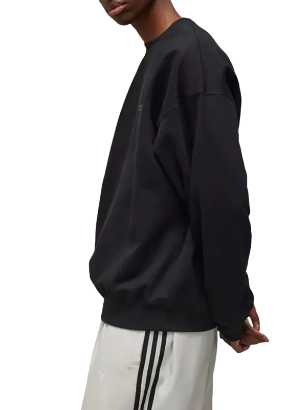 سويت شيرت طويل بفتحة رقبة مستديرة