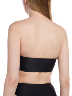 Black Strapless Bikini Top