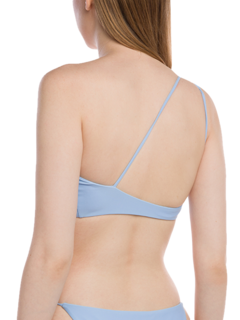 Sky Blue One-Shoulder Bikini Top