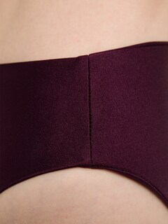 Purple High-Waisted Triangle Bikini Bottom