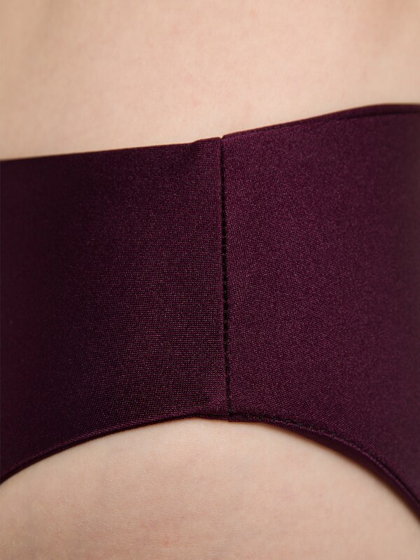 Purple High-Waisted Triangle Bikini Bottom