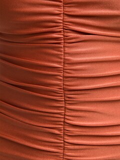 Copper Red Strapless One Piece Swimsuit