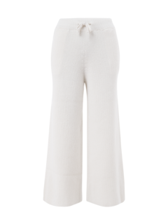 بنطال بأرجل واسعة وتصميم وجه مبتسم