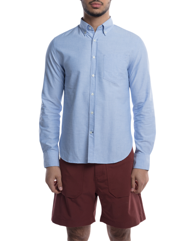 Button Down Oxford Shirt in Light Blue