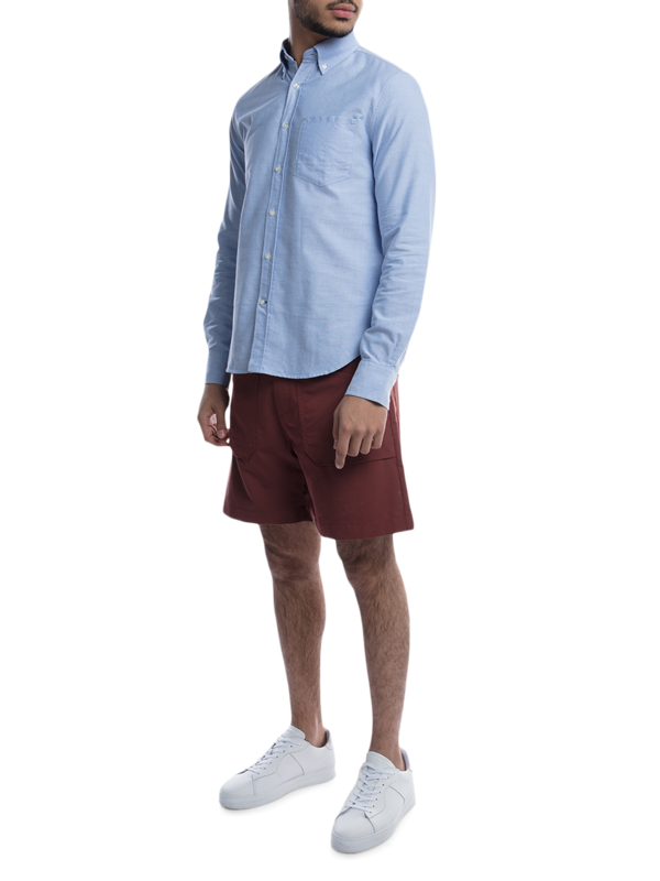 Button Down Oxford Shirt in Light Blue