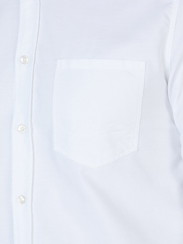 WHITE BUTTON DOWN SHIRT