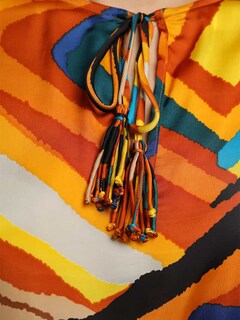 Tribe Kaftan Dress with Batwing Sleeves